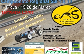 1ª PROVA CAMPEONATO REGIONAL SUL 1/8 TT 2016